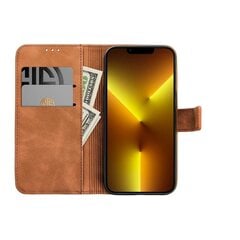 Dėklas telefonui Tender Book skirtas Xiaomi Mi 11 Lite 5G / Mi 11 Lite / Mi 11 Lite NE, rudas kaina ir informacija | Telefono dėklai | pigu.lt