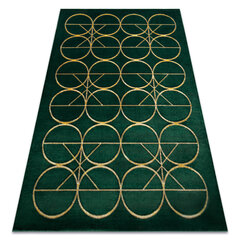 Ковёр Emerald 1010, зелёный / золотой  цена и информация | Ковры | pigu.lt