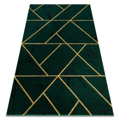 Ковёр Emerald 1012, чёрный / золотой цена и информация | Ковры | pigu.lt