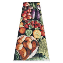 ANDRE 1711 plovimo kilimas Vaisiai ir daržovės, virtuvinis, neslystantis - žalias kaina ir informacija | Kilimai | pigu.lt