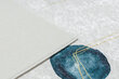 ANDRE 1112 plovimo kilimas Abstrakcijos vintažas - baltas / mėlyna цена и информация | Kilimai | pigu.lt