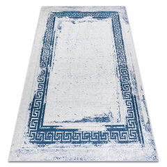ANDRE 1213 plovimo kilimas Graikų vintage - baltas / mėlyna kaina ir informacija | Kilimai | pigu.lt