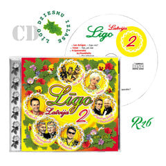 CD Līgo Latvija 2 - Сборник популярных латышских песен праздника Лиго цена и информация | Виниловые пластинки, CD, DVD | pigu.lt