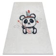 BAMBINO 1129 plovimo kilimas panda vaikams neslystantis, baltas