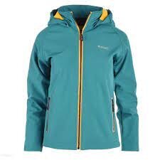 Hitec куртка IKER, бирюзовый/желтый цена и информация | Куртки, пальто для девочек | pigu.lt