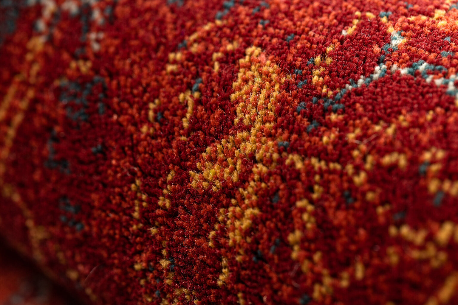 Vilnonis kilimas POLONIA Dukato Ornamentas rubinas kaina ir informacija | Kilimai | pigu.lt