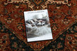 Vilnonis kilimas KASHQAI 4354 501 rozetė, rytietiškas oranžinė цена и информация | Kilimai | pigu.lt
