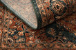 Vilnonis kilimas KASHQAI 4354 501 rozetė, rytietiškas oranžinė цена и информация | Kilimai | pigu.lt