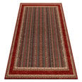 Vilnonis kilimas KASHQAI 4357 300 rėmas, rytietiškas žalias / kaštoninės spalvos