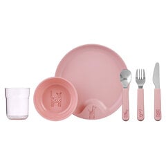Mepal Набор детской посуды из 6-х предметов, Розовый цена и информация | Детская посуда, контейнеры для молока и еды | pigu.lt