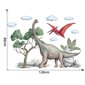 Vaikiškas sienų lipdukas Dinozauras цена и информация | Interjero lipdukai | pigu.lt