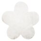 Kilimas NEW DOLLY gėlės G4372-3 balta Triušio kailio imitacija kaina ir informacija | Kilimai | pigu.lt