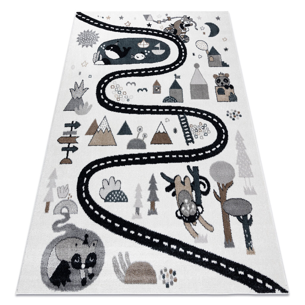 Vaikiškas kilimas Fun Route 280x370 cm kaina ir informacija | Kilimai | pigu.lt