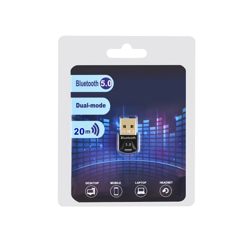 Adapteris VEFabrika BT50DM Bluetooth 5.0 Dual-mode USB kaina ir informacija | Adapteriai, USB šakotuvai | pigu.lt