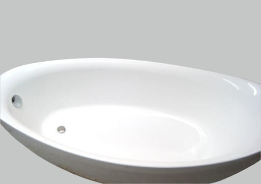 Laisvai pastatoma vonia GIANNA 185 cm, baltas, click-clack + sifonas, kompozitas цена и информация | Vonios | pigu.lt
