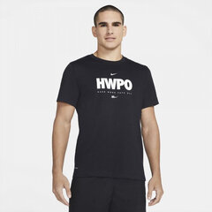 Marškinėliai vyrams Nike Dri Fit HWPO M DA1594010, juodi kaina ir informacija | Vyriški marškinėliai | pigu.lt