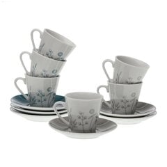 Versa Nomma kavos puodelių rinkinys porcelianas 5,8 x 6 x 5,8 cm kaina ir informacija | Taurės, puodeliai, ąsočiai | pigu.lt