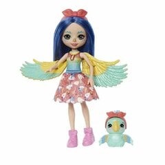 Lėlė Mattel Enchantimals City Prita Parakeet & Flutter, 15 cm kaina ir informacija | Žaislai mergaitėms | pigu.lt