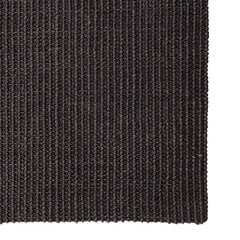 vidaXL Kilimas, juodos spalvos, 66x150cm, natūralus sizalis цена и информация | Ковры | pigu.lt