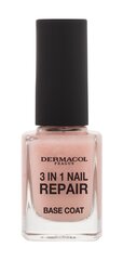 Nagų lakas Dermacol 3 in 1 Nail Repair Repair Nail Polish, 11 ml kaina ir informacija | Nagų lakai, stiprintojai | pigu.lt