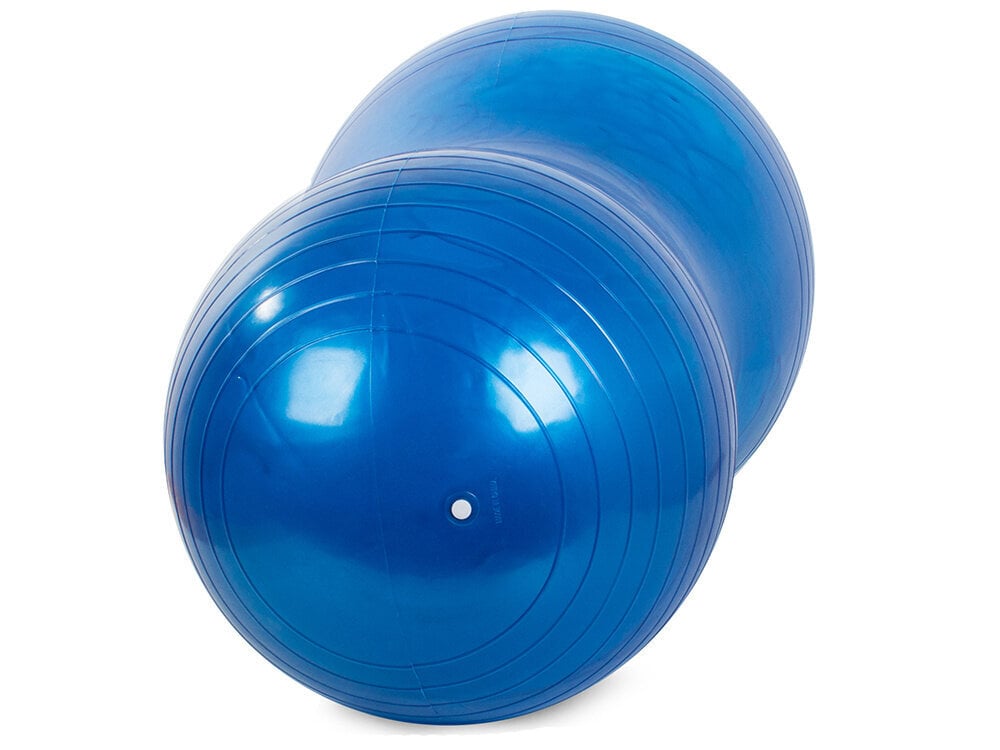Gimnastikos kamuolys, su pompa, mėlynas kaina ir informacija | Gimnastikos kamuoliai | pigu.lt