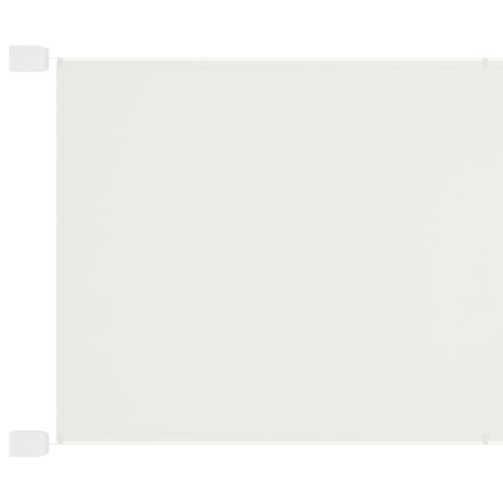 vidaXL Vertikali markizė, baltos spalvos, 60x420cm, oksfordo audinys kaina ir informacija | Skėčiai, markizės, stovai | pigu.lt