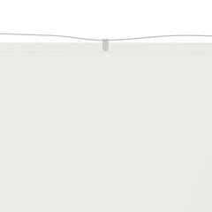 vidaXL Vertikali markizė, baltos spalvos, 60x1000cm, oksfordo audinys kaina ir informacija | Skėčiai, markizės, stovai | pigu.lt
