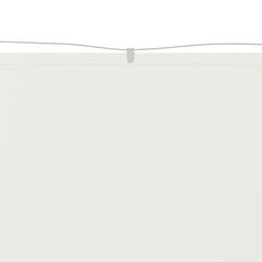 vidaXL Vertikali markizė, baltos spalvos, 60x1200cm, oksfordo audinys kaina ir informacija | Skėčiai, markizės, stovai | pigu.lt