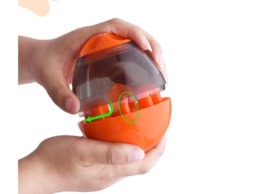 Interaktyvus šunų žaislinis kamuolys skirtas skanėstams kaina ir informacija | Žaislai šunims | pigu.lt