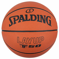 Баскетбольный мяч Spalding  Layup TF-50 OR 3 цена и информация | Баскетбольные мячи | pigu.lt