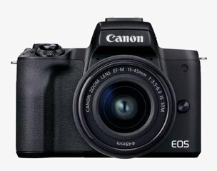Цифровой фотоаппарат Canon, EOS M50, Mark II + 18-150 мм цена и информация | Цифровые фотоаппараты | pigu.lt
