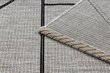 Kilimas sizalio virvelės FLOORLUX 20605 sidabras / juoda / smėlio spalvos TRIKAMPIAI, geometrinis kaina ir informacija | Kilimai | pigu.lt