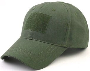 Vyriška kepurė su snapeliu K43, žalia kaina ir informacija | Vyriški šalikai, kepurės, pirštinės | pigu.lt