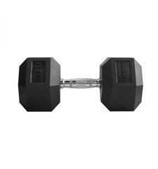 Gumuotas hantelis Thorn + Fit HEXHEAD DUMBBELLS HEX 27.5 kg цена и информация | Гантели, гири, штанги | pigu.lt