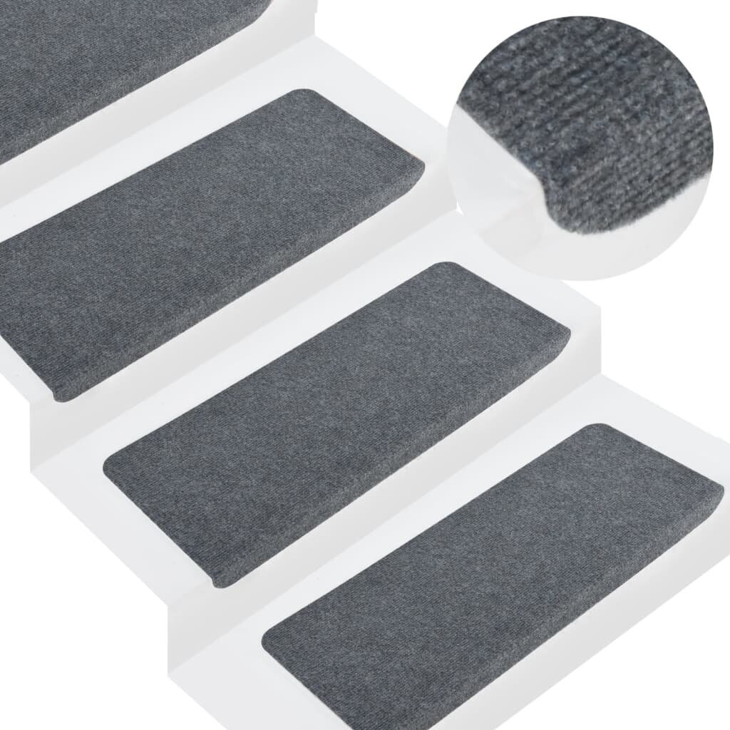 Lipnūs laiptų kilimėliai, 65x28 cm, 15 vnt kaina ir informacija | Kilimai | pigu.lt