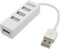 Unitek - Hub 4x USB 2.0, Y-2146, 1x Lad.tel. biały цена и информация | Adapteriai, USB šakotuvai | pigu.lt