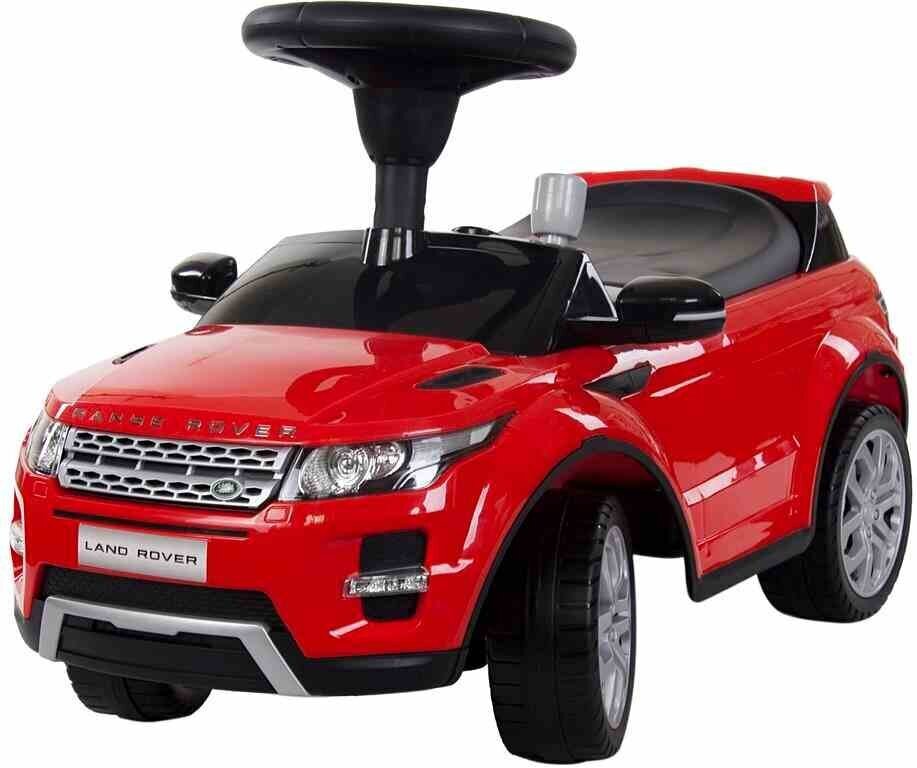 Range Rover J05.003.1.1 SUNBABY LAND ROVER Vaikiškas stūmiklis 348B RED kaina ir informacija | Žaislai kūdikiams | pigu.lt