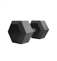 Gumuotas hantelis THORN+fit HEXHEAD DUMBBELLS HEX 37,5 kg kaina ir informacija | Svoriai, svarmenys, štangos | pigu.lt