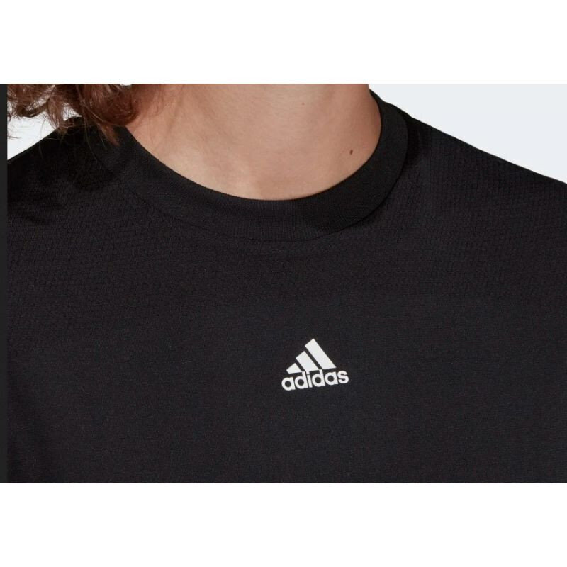 Adidas moteriški marškinėliai Solid Crew Neck W HE6931 kaina ir informacija | Sportinė apranga moterims | pigu.lt