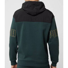 Džemperis vyrams Puma Hoodie M 848189, žalias цена и информация | Мужская спортивная одежда | pigu.lt