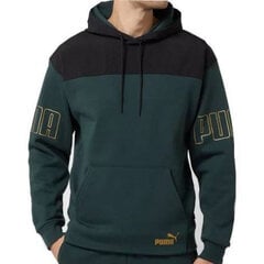 Džemperis vyrams Puma Hoodie M 848189, žalias kaina ir informacija | Sportinė apranga vyrams | pigu.lt