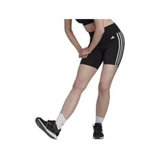 Sportiniai šortai moterims Adidas Training Essentials 3-Stripes High-Waisted Short Tights W HK9964, juodi цена и информация | Спортивная одежда для женщин | pigu.lt