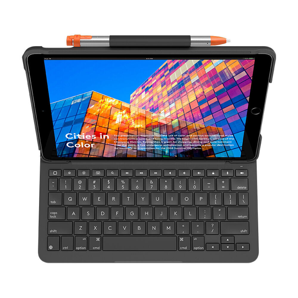 Logitech Slim Folio kaina ir informacija | Planšečių, el. skaityklių dėklai | pigu.lt