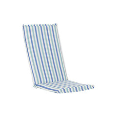 DKD Home Decor kėdės pagalvė, balta ir dangaus mėlynumo, 42 x 4 x 115 cm. kaina ir informacija | Dekoratyvinės pagalvėlės ir užvalkalai | pigu.lt