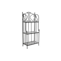 Полка DKD Home Decor Мозаика Керамика, чёрная Ковка (54 x 29 x 121 см) цена и информация | Полки | pigu.lt