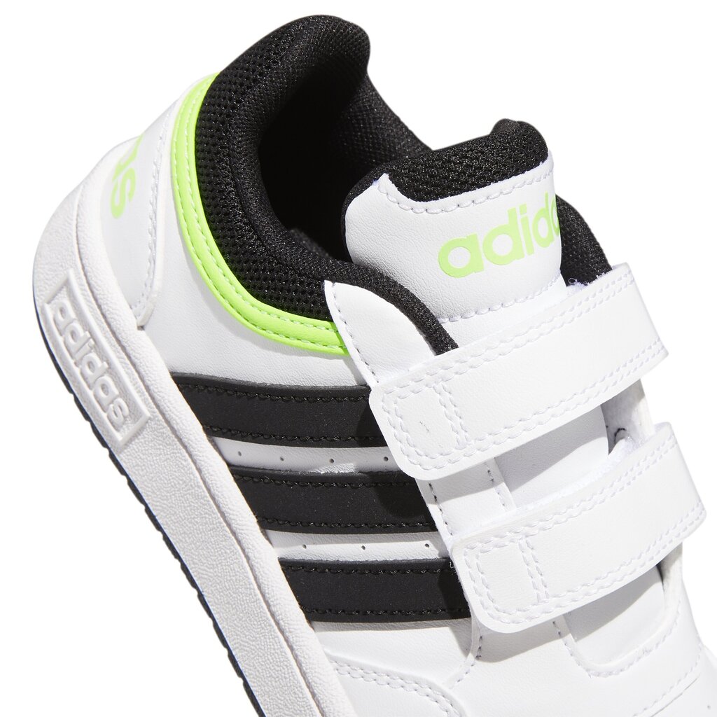 Kedai berniukams Adidas Hoops 3.0 Cf C White GW0435/2 kaina ir informacija | Sportiniai batai vaikams | pigu.lt