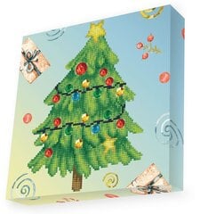 Алмазная мозаика Merry chridtmas tree 28x28 см цена и информация | Алмазная мозаика | pigu.lt