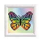 Deimantinė mozaika Rainbow butterfly DD Kit with frame kaina ir informacija | Deimantinės mozaikos | pigu.lt