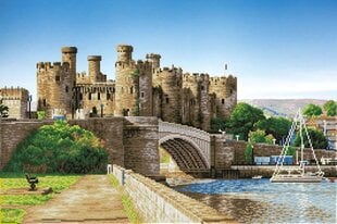 Алмазная мозаика Conwy Castle Wales 50x75 см цена и информация | Алмазная мозаика | pigu.lt