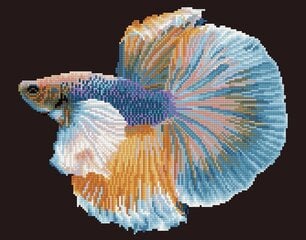 Deimantinė mozaika Luminous fish 37x47 cm kaina ir informacija | Deimantinės mozaikos | pigu.lt